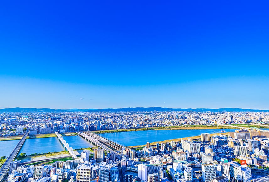 見下ろした街のイメージ